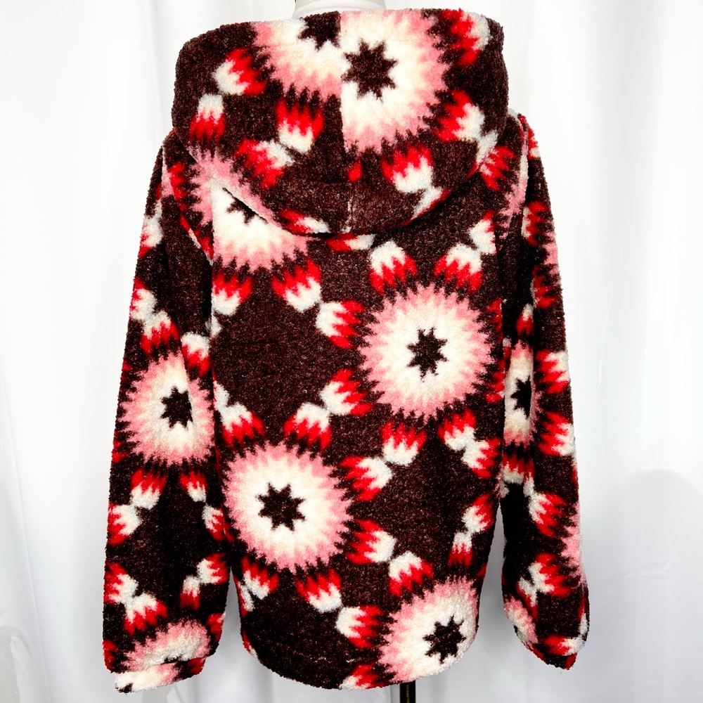 ❗️NWT❗️LOFT Sunburst Sherpa Hoodie - Picture 4 of 9